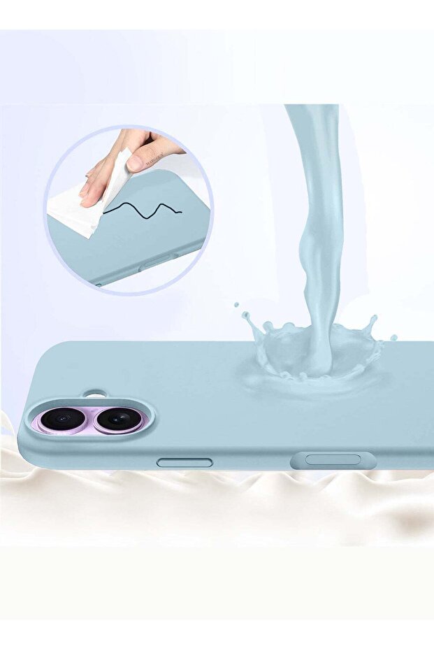 Liquid Silicone Protective Phone Case for iPhone 17, Soft Anti-Scratch Microfiber Lining Ultra Slim