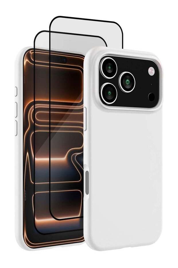 3Packs Liquid Silicone Protective Phone Case for iPhone 17 Pro, Soft Anti-Scratch Microfiber Lining
