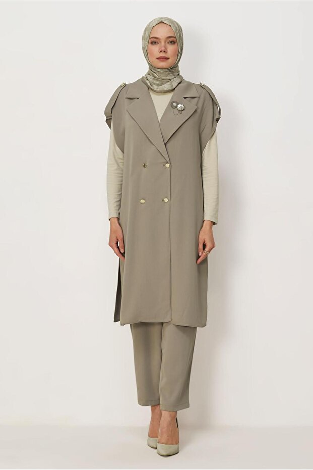 Long Vest Suit 46442