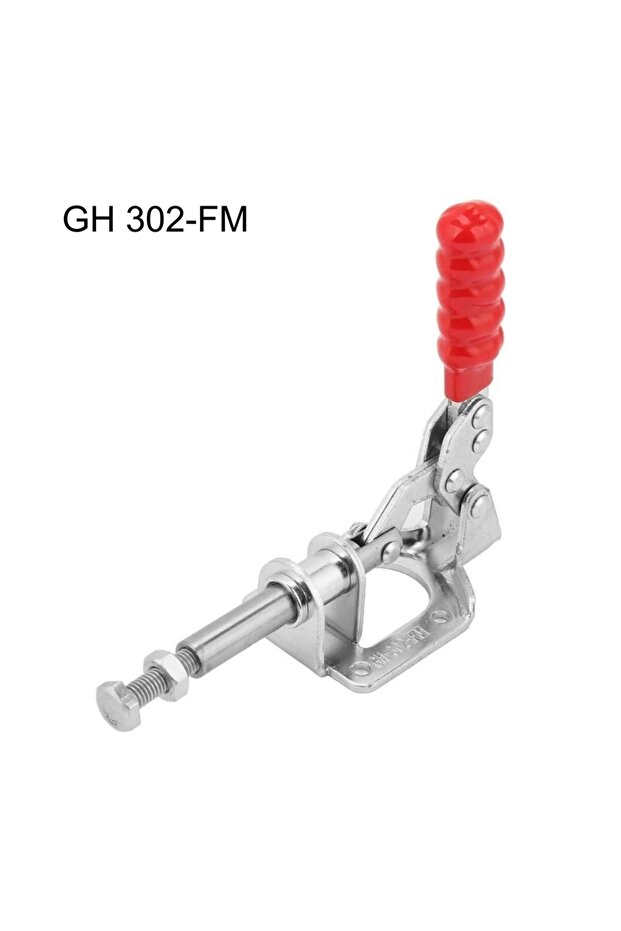 مشبك تثبيت GH-302-FM بقدرة حمل 330.69 رطل، مشبك سحب ودفع سريع التحرير لأعمال النجارة