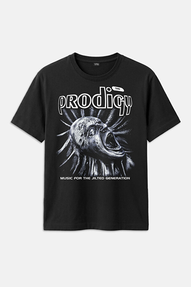 Black T-Shirt the Prodigy Electronic Punk Rave Techno Music Edm Printed Unisex Regular