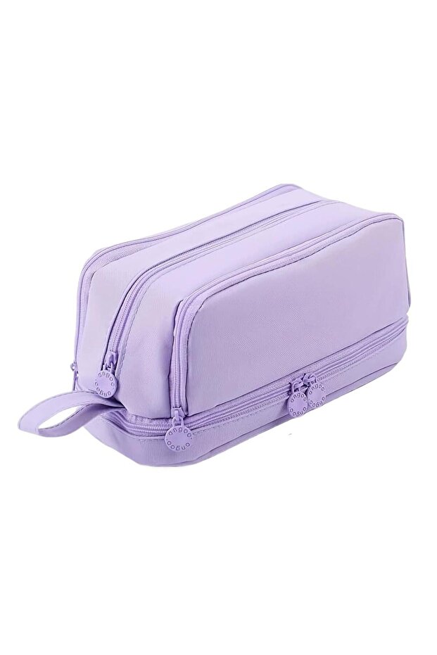 A Pencil Bag Large Capacity Stationery Case Multi-functional For School Office Students University .