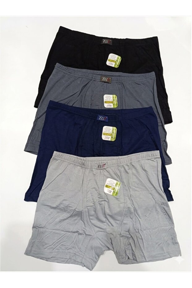 1254 Men's Elastane Bamboo Boxer 10 Pieces