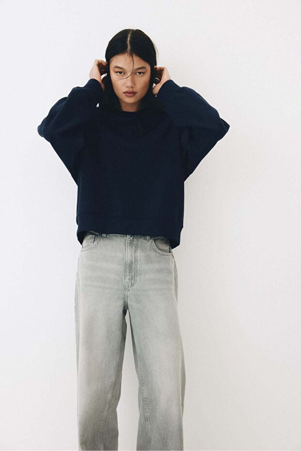 Print-motif sweatshirt