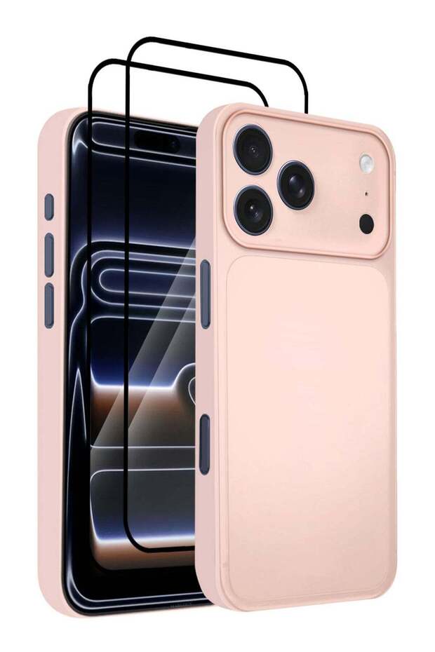 3 Packs Air Skin Case Cover for Apple iPhone 17 Pro - Sturdy, Thin, Drop Protection - Pink-3