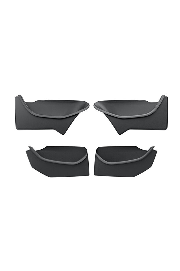 Compatible with Tesla Model Y Juniper - Car Door Armrest Cover Protection - Set of 4 Black