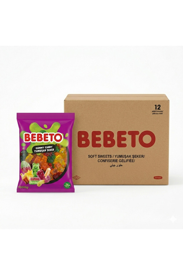 Jelibon 12-Pack 1 kg Little Teddy Bears