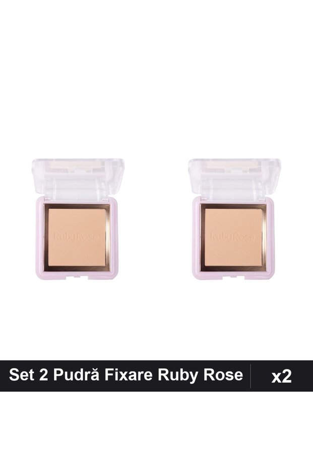 Set 2 Pudră Compactă PC20, Fixare Contouring Profesional, Makeup