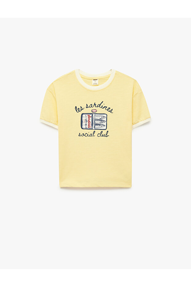 Cotton Short Sleeve Crew Neck Oversize T-Shirt