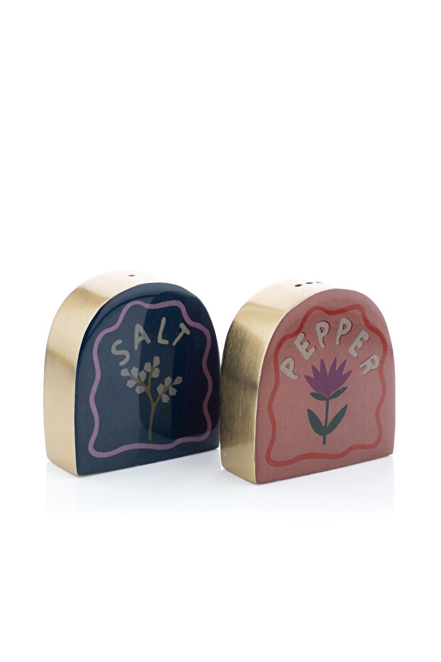 Floral Salt and Pepper Shaker Set from Naqaa