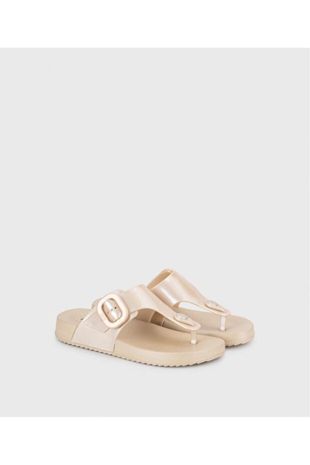 Bari Metal Platinum Women's Flip Flops S10363-388