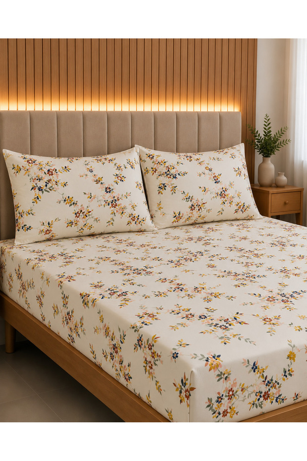 طقم ملاءات مطاطية كبيرة الحجم 180x200 سبرينج دالي هاردل