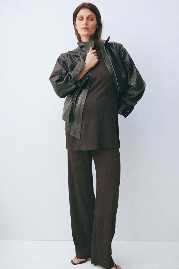 MAMA 2-piece textured jersey set