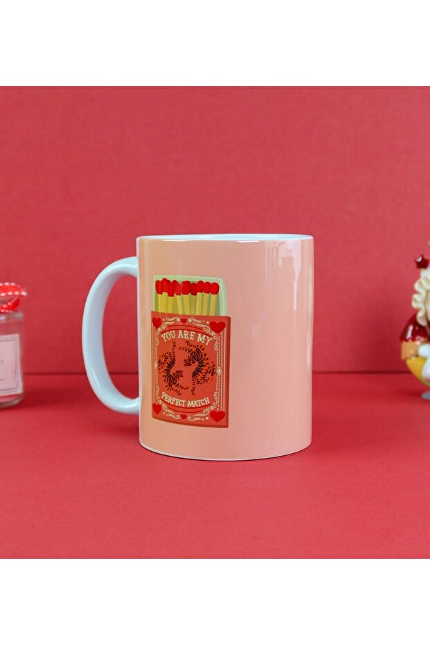 كوب سيراميك بتصميم Love Match