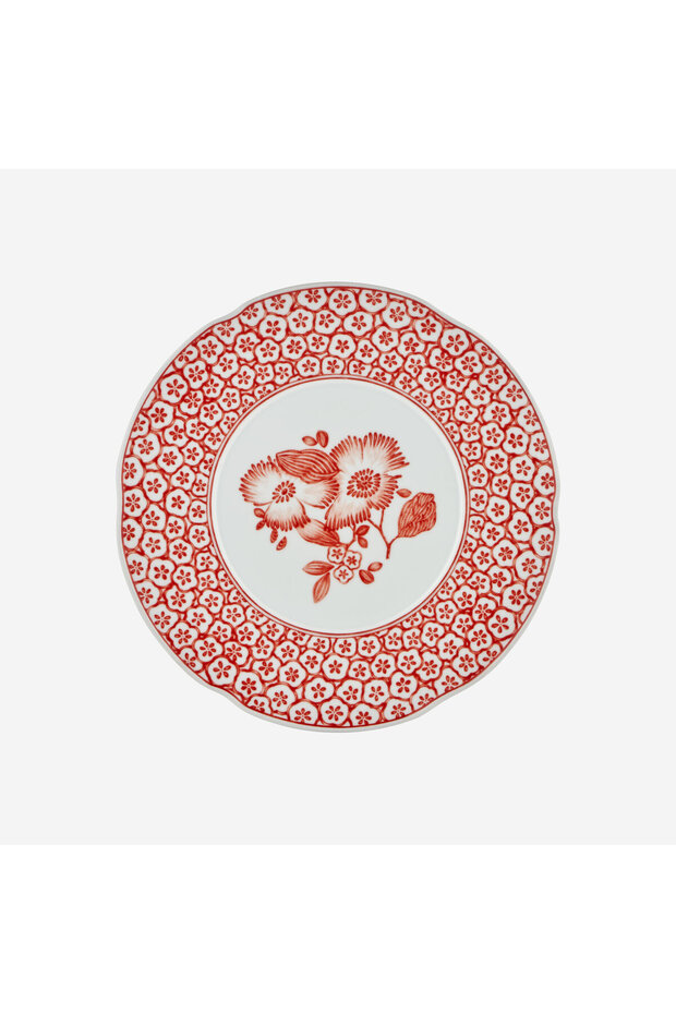 Coralina by Oscar De La Renta Orange Porcelain Breakfast Plate 23 cm