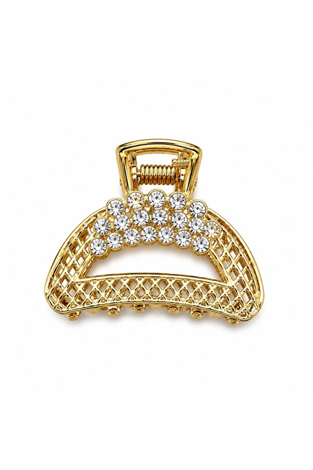 Women's Stone-Encrusted Metal Buckle