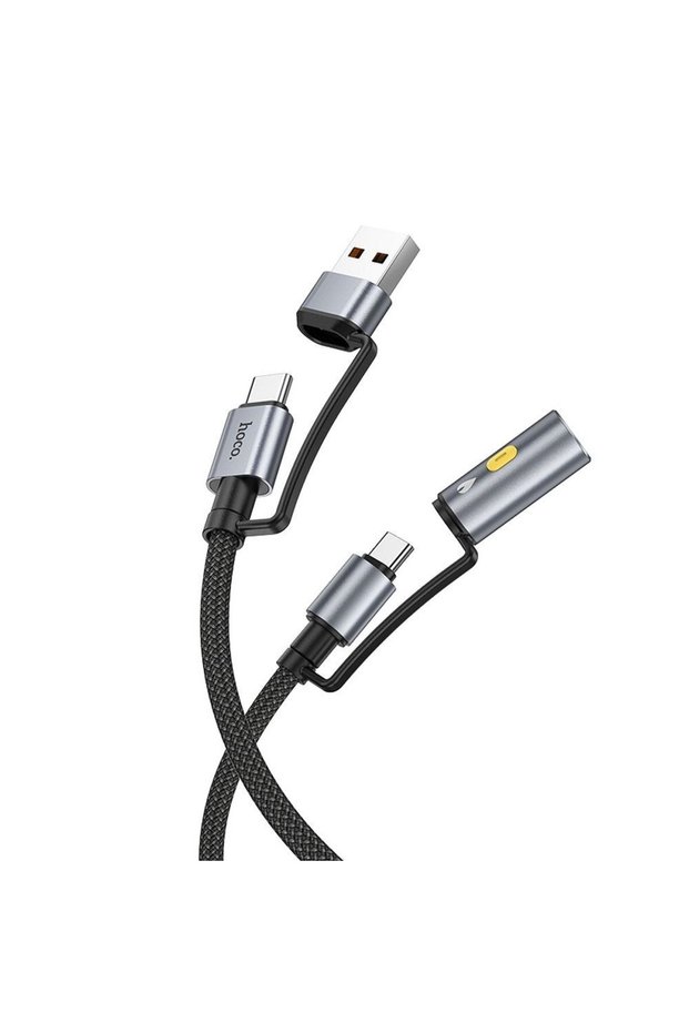 Cablu USB Hoco USB-C - USB-C 1.2 m Negru