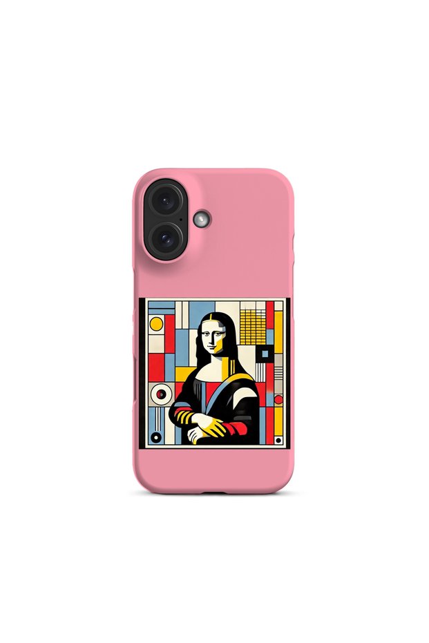 iPhone 16 Compatible Mona Lisa Painting Design Phone Case