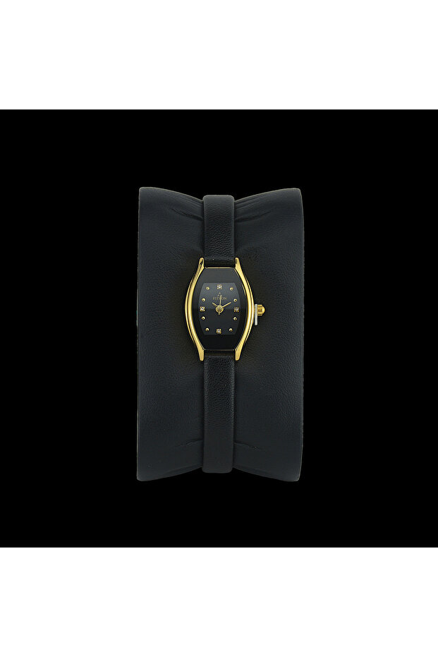 SMALL ROUNDED RECTANGLE 7872 L GOLD DIAL - WOMEN'S QUARTZ