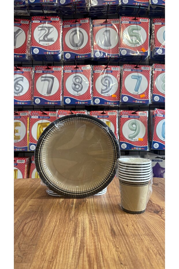 8'Lİ TABAK BARDAK SET