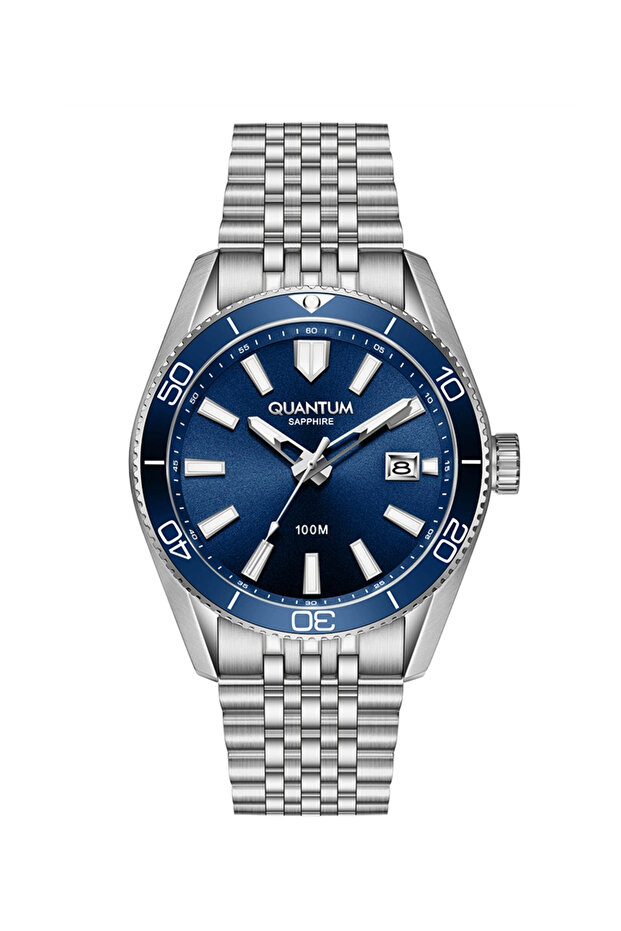 Qmg1228B.390 Steel Men's Wristwatch