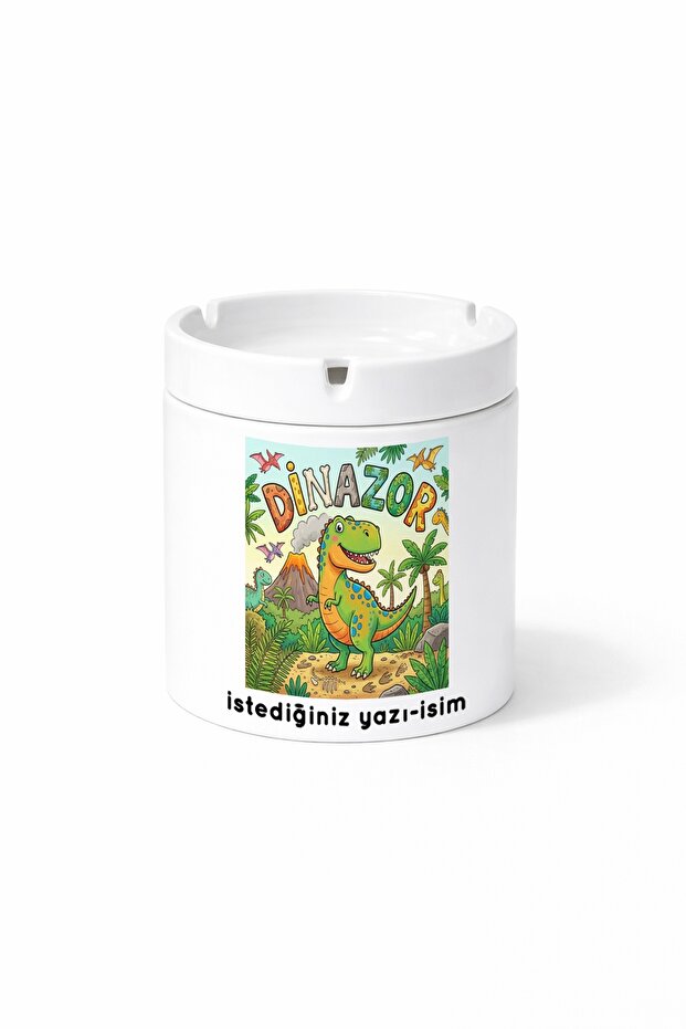 Animal Dinosaur Double Sided Printed Ash Tray Ashtray Gift