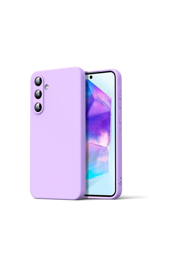 Samsung Galaxy A16 5g Compatible Case Nano Velvet Silicone - Lilac