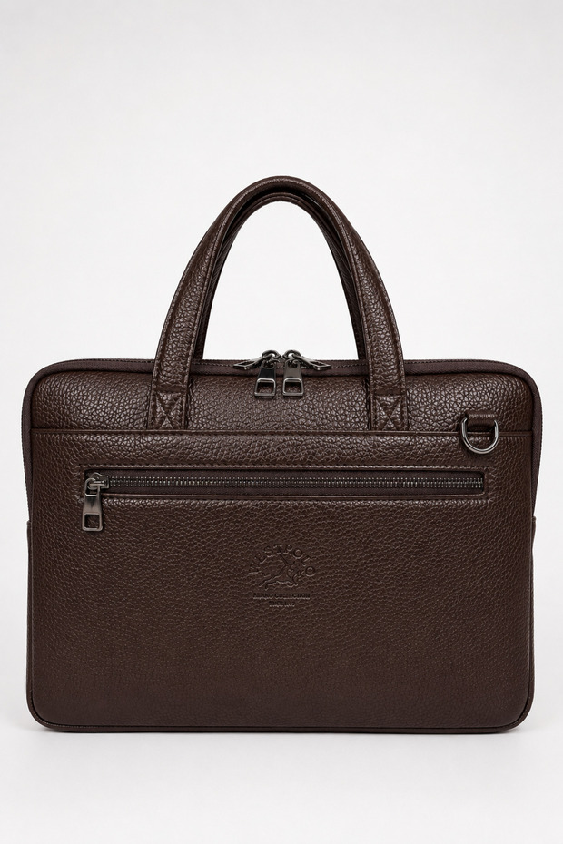 Leather Small Size Crossbody Laptop & Briefcase Bag 7060