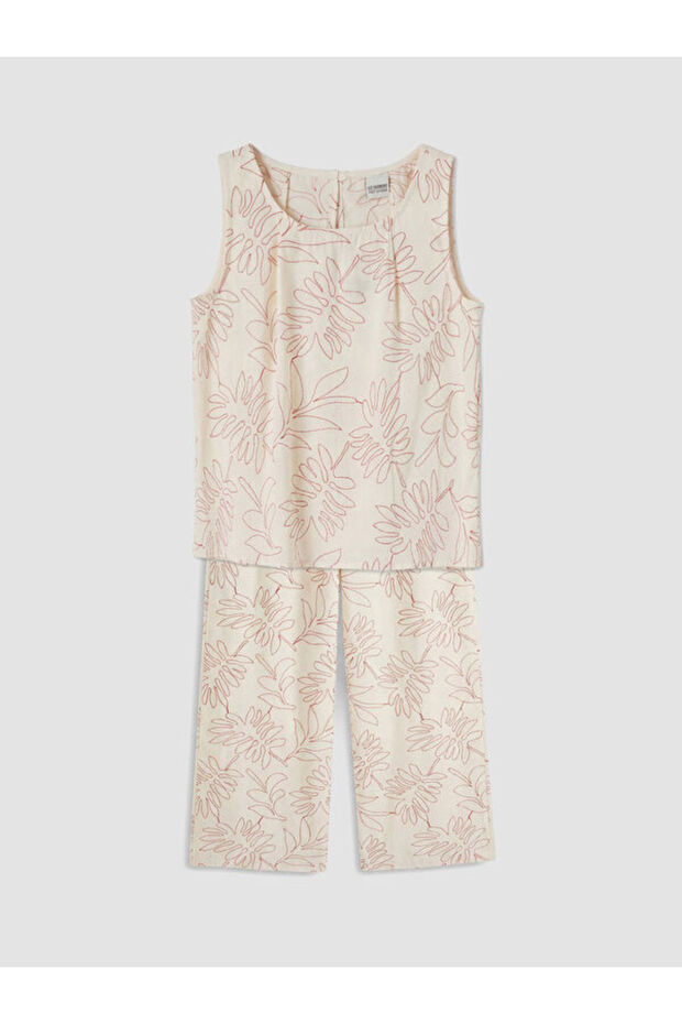 I Embroidered Girls' Set from Freezen Store