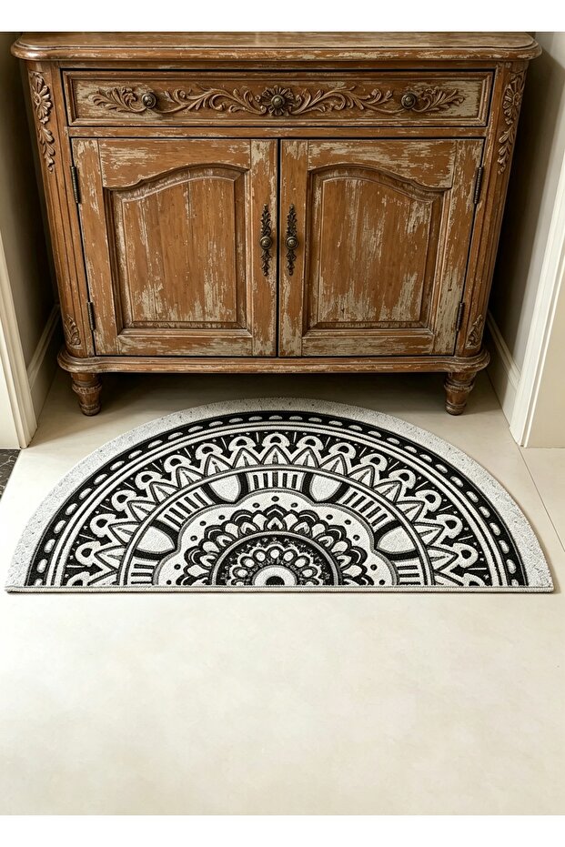 Boho Half Circle Welcome Door Mat - 2