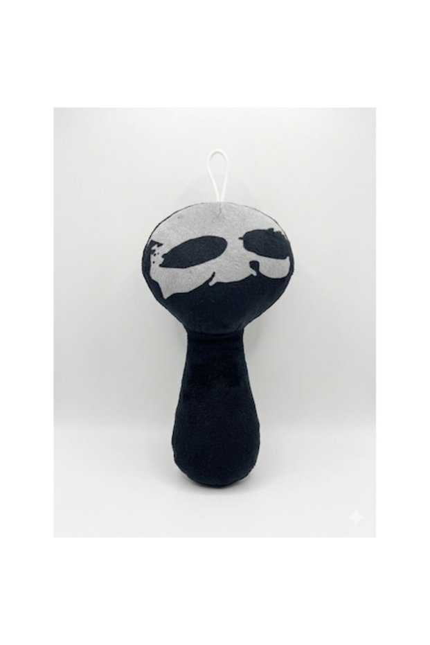 Jucărie de pluș, Sprunki, Zeaicos, negru, 25cm