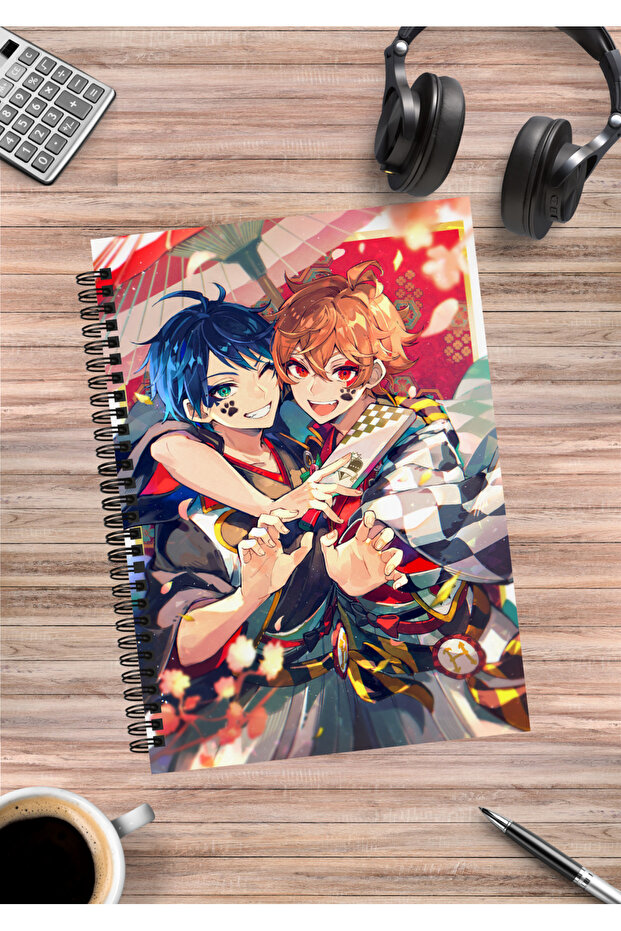 Twisted Wonderland Anime Spiral Notebook A5 (50 Sheets)