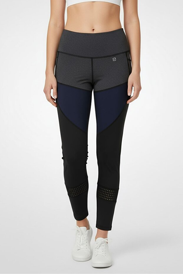 Women Sportswear Fit Training Leggings, Charcoal