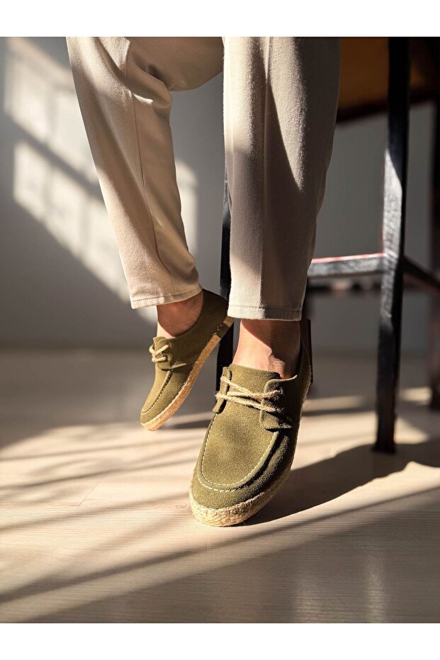 Kb-T36 Kuback Khaki Classic Men's Shoes