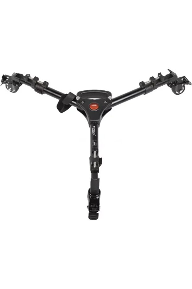 Professional Camera Tripod Dolly, 3-Wheel Slider Base with Portable Bag, Heavy Duty Folding Design