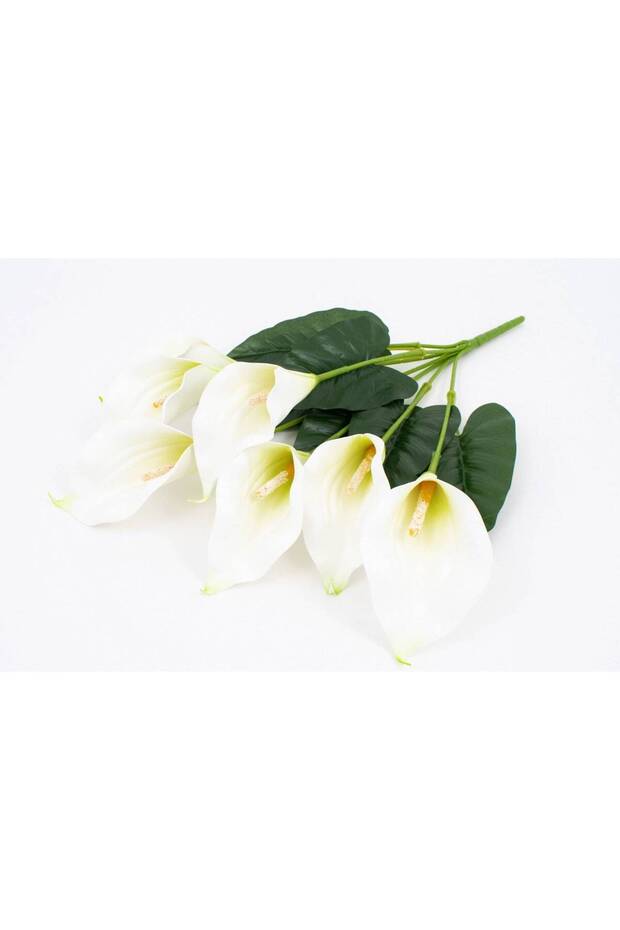 Flori Artificiale Buchet 7 Cale Alb - 1