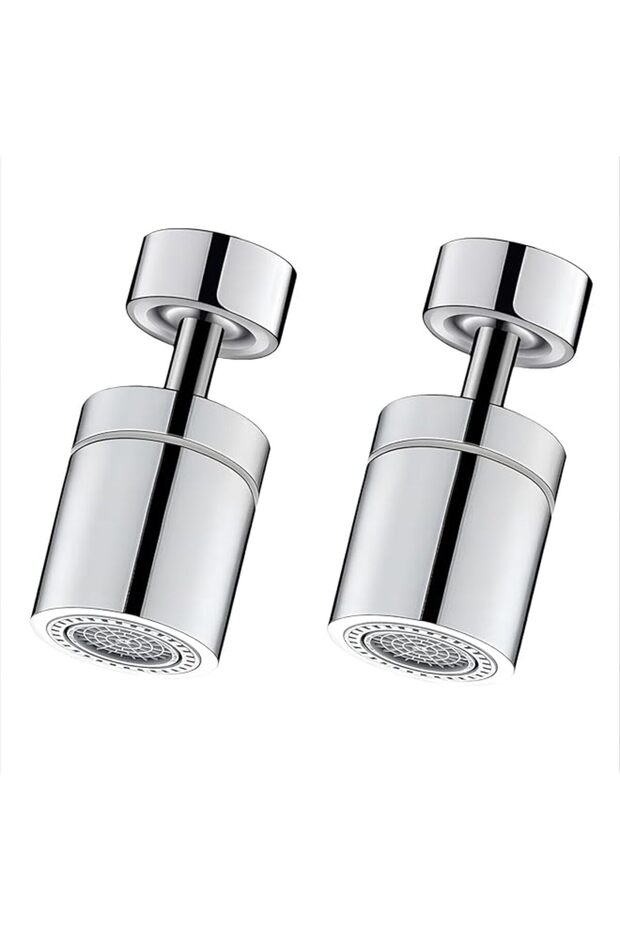 2 Pcs 360 Degree Swivel Sink Faucet Aerator,Kitchen Faucet Sprayer Attachment,Dual Water Flow Modes