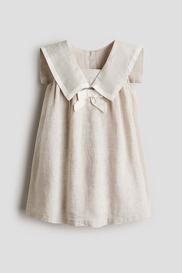 Linen sailor dress