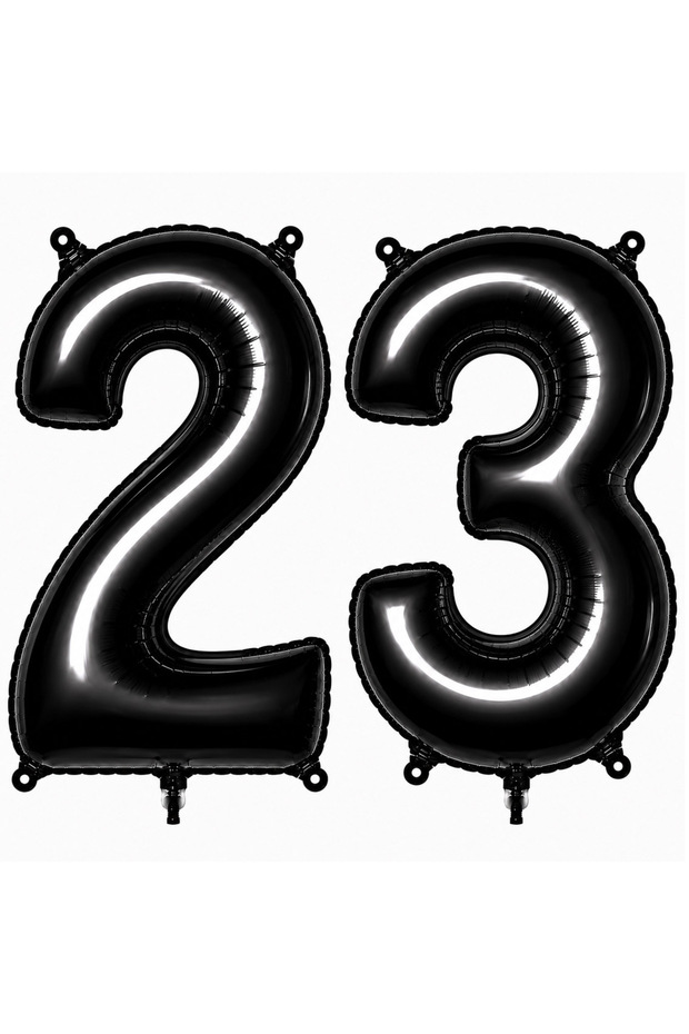23 بالون فويلو أسود اللون (76 سم)