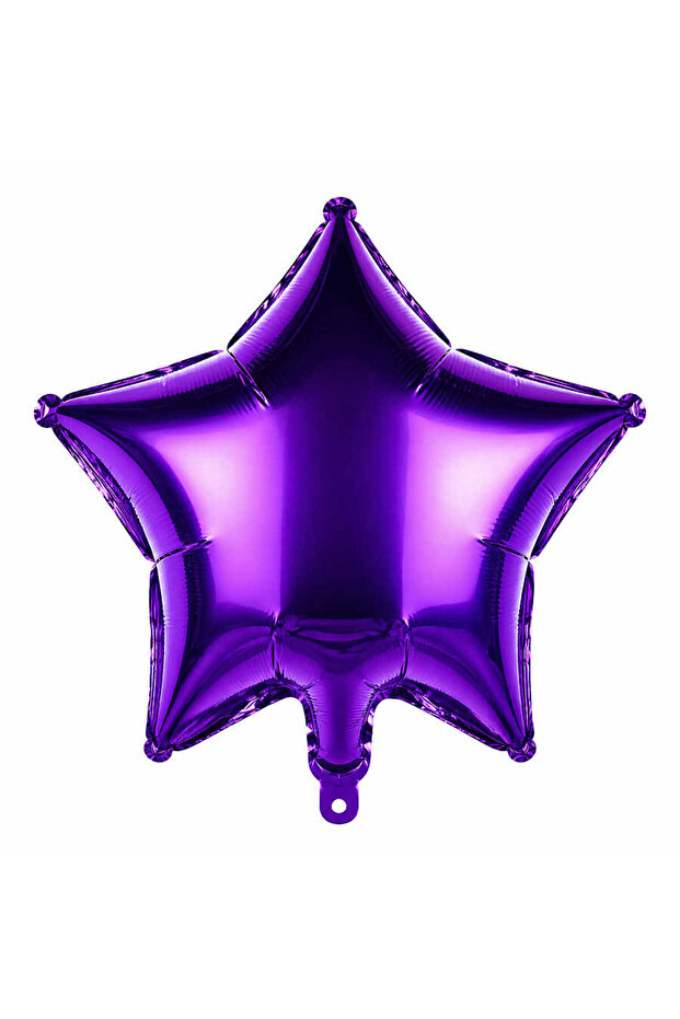 Star Foil Balloon Purple (18 Inc)