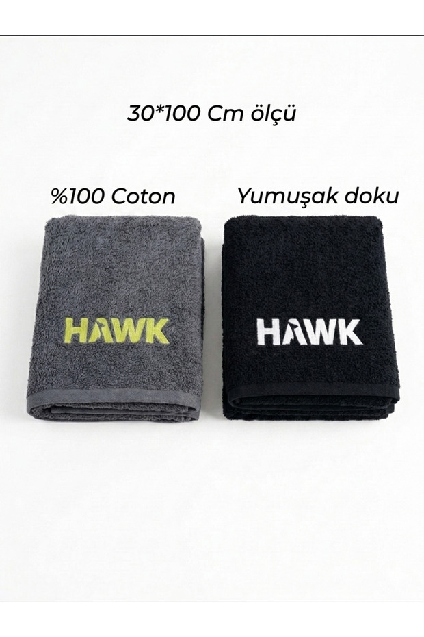 Sports Towel Fitness Towel Set of 2 Gym Towel Cotton Coton Unisex Towel 30*100 cm