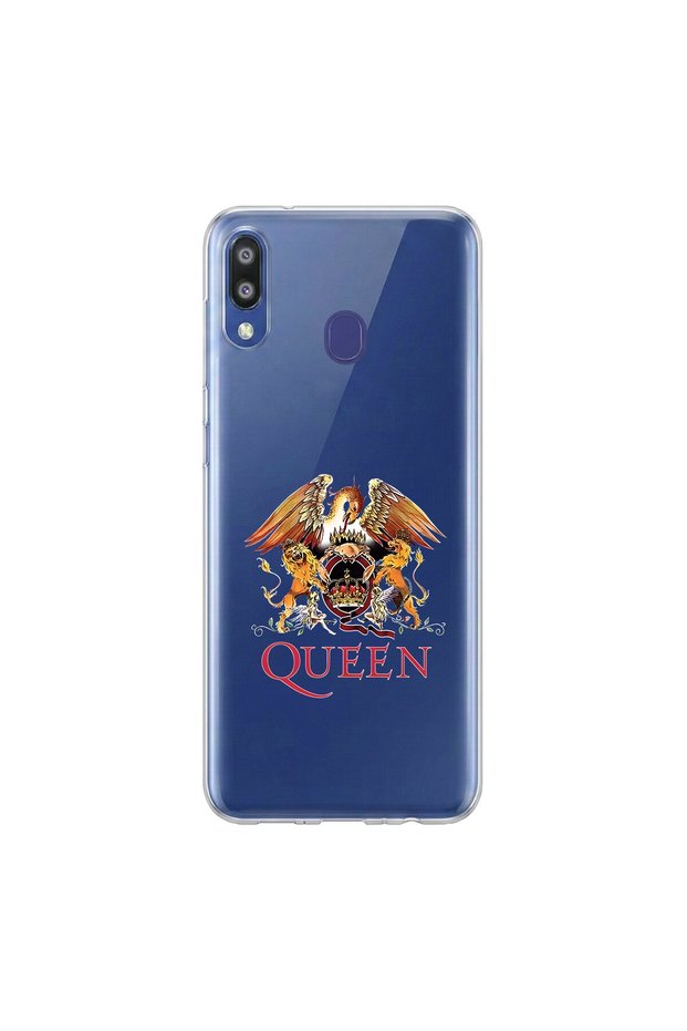 Samsung Galaxy M20 Compatible Metal 12 Design Transparent Case