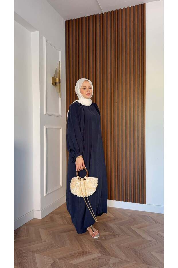 Balloon Sleeve Dress - 2