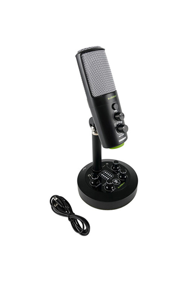CHROMIUM Premium USB Condenser Microphone with Built-in 2-Channel Mixer