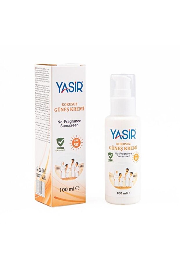 واقي شمس بدون رائحة - واقي شمس 50 SPF مناسب للحج والعمرة 100 مل.