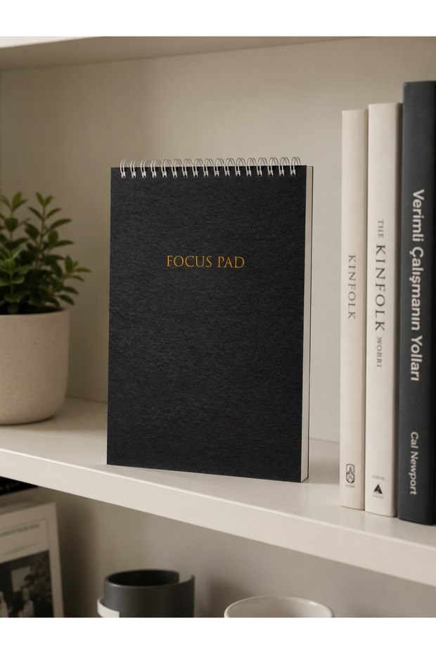 دفتر ملاحظات Co Notes A5 بتصميم حلزوني علوي من نوع Focus Pad
