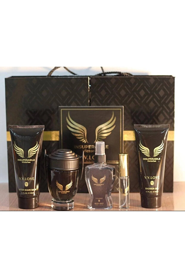 بكج عطر رجالي من V.V. LOVE هو مجموعة عناية متكاملة للرجل