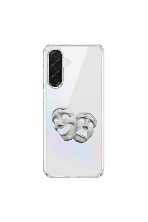 Samsung Galaxy A56 Compatible Aesthetic Face 6 Design Transparent Case