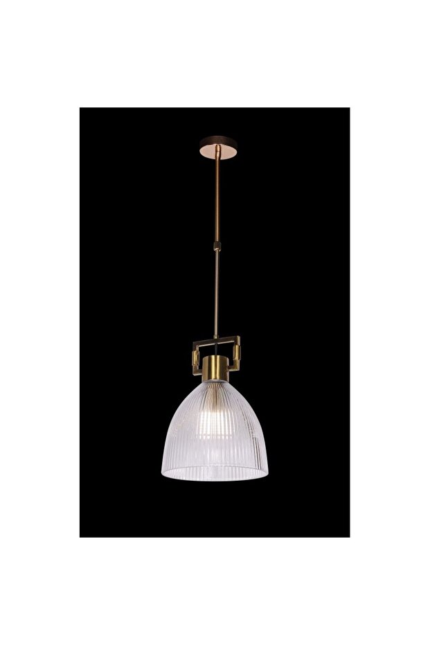 Felix Crystal Pendant Light 25cm Gold Hanging Ceiling Lamp