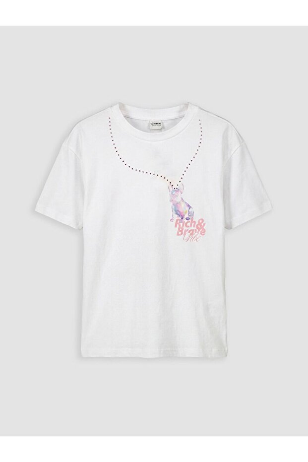 Lcw Kids Printed T-Shirt for Girls